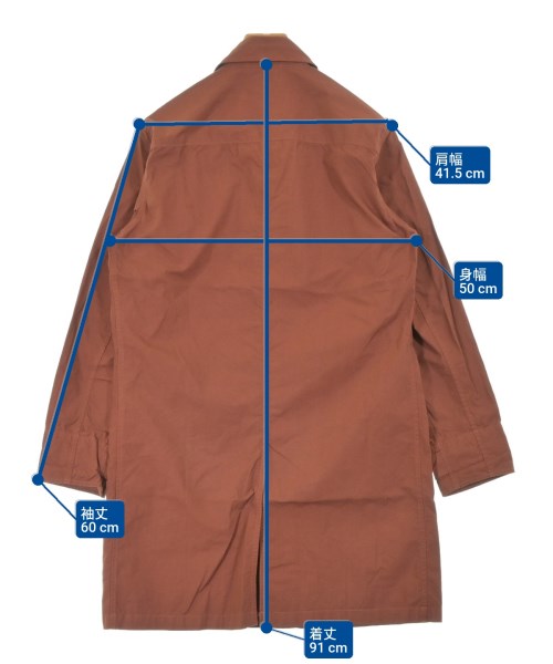 Manual Alphabet（マニュアルアルファベット）ステンカラーコート 茶 サイズ:2(M位) メンズ/2200665221064