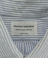 Manual Alphabet（マニュアルアルファベット）カジュアルシャツ 青 サイズ:2(M位) メンズ/2200684229041