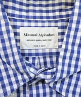 Manual Alphabet（マニュアルアルファベット）カジュアルシャツ 青 サイズ:2(M位) メンズ/2200684229058