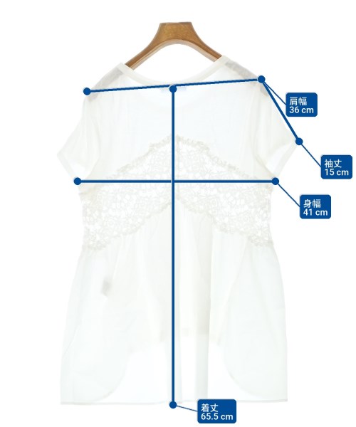 REYC（リック）Tシャツ・カットソー 白 サイズ:36(S位) レディース/2200733455025