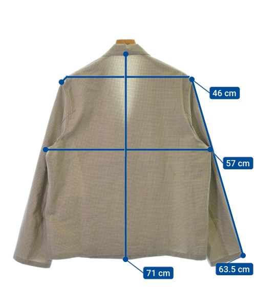 URU（ウル）カジュアルジャケット ベージュ サイズ:1(S位) メンズ/2200474557019