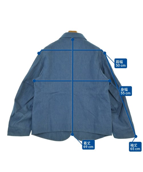 URU（ウル）カバーオール 青 サイズ:2(M位) メンズ/2200641192012