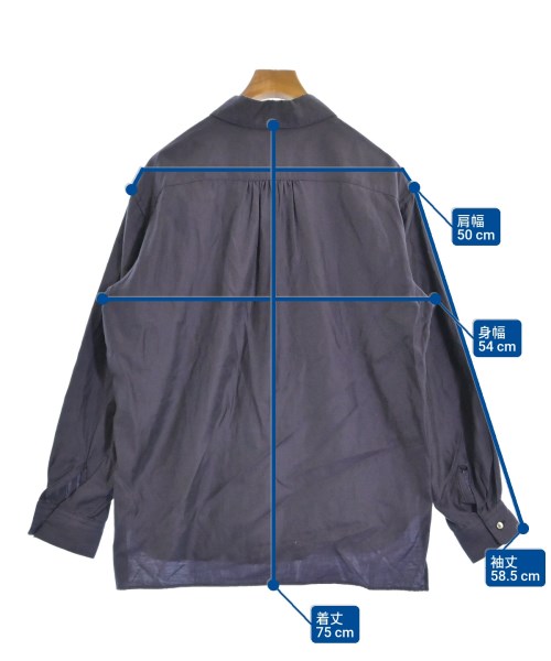 URU（ウル）カジュアルシャツ 紫 サイズ:1(S位) メンズ/2200672585012