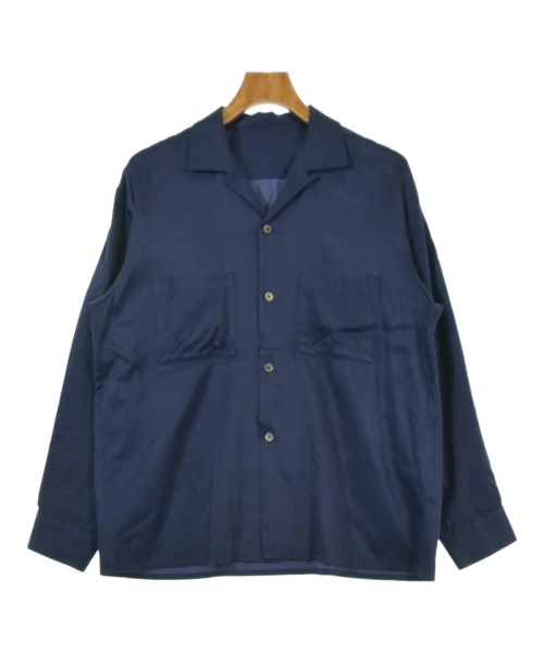 URU(ウル)カジュアルシャツ 紺 サイズ:2(M位)/2200655818076
