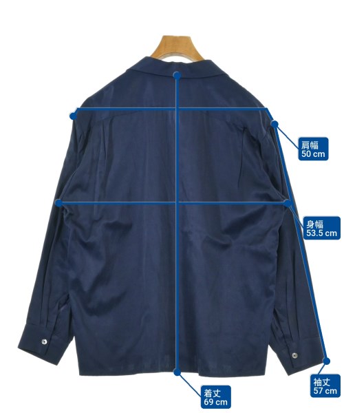 URU（ウル）カジュアルシャツ 紺 サイズ:2(M位) メンズ/2200655818076