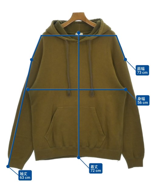 URU（ウル）パーカー カーキ サイズ:1(S位) メンズ/2200671941086