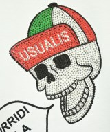 USUALIS（ウザリス）Tシャツ・カットソー 白 サイズ:L レディース/2200618881017