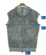 USUALIS（ウザリス）パーカー 青 サイズ:XL レディース/2200656091010