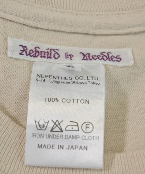 Rebuild by Needles（リビルドバイニードルス）Tシャツ・カットソー ベージュ サイズ:L メンズ/2200642053169