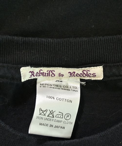 Rebuild by Needles（リビルドバイニードルス）Tシャツ・カットソー 黒 サイズ:M メンズ/2200643196087
