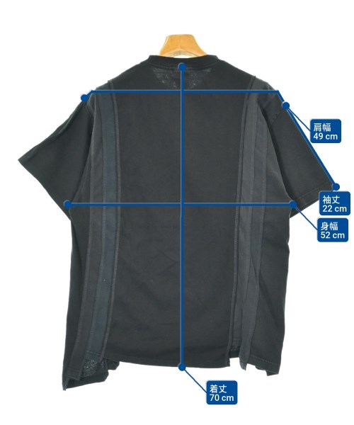 Rebuild by Needles（リビルドバイニードルス）Tシャツ・カットソー 黒 サイズ:M メンズ/2200643196087