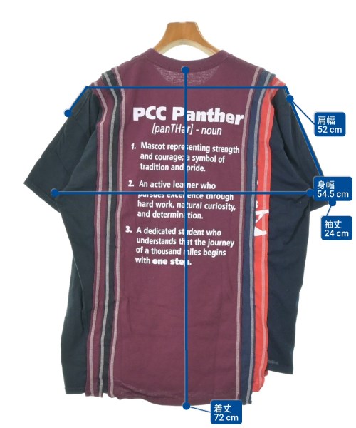 Rebuild by Needles（リビルドバイニードルス）Tシャツ・カットソー 赤 サイズ:ONE メンズ/2200644186049