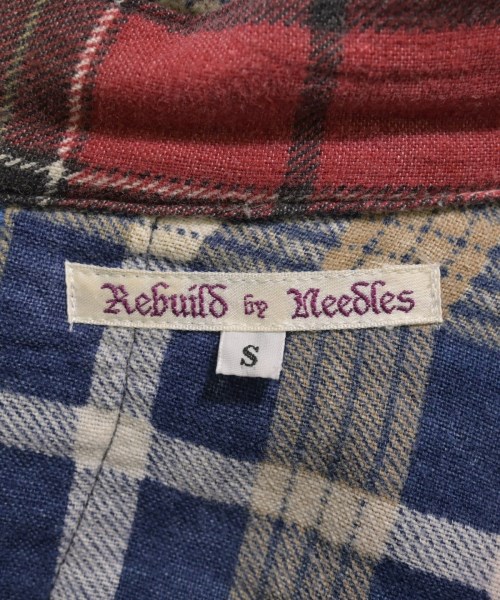 Rebuild by Needles（リビルドバイニードルス）カジュアルシャツ 赤 サイズ:S メンズ/2200628426284