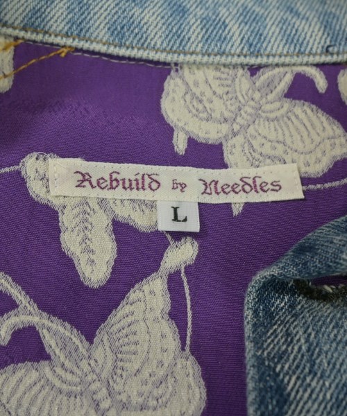 Rebuild by Needles（リビルドバイニードルス）デニムジャケット 青 サイズ:L メンズ/2200628912053
