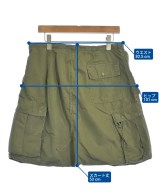 Rebuild by Needles（リビルドバイニードルス）ミニスカート カーキ サイズ:2(M位) レディース/2200617913030