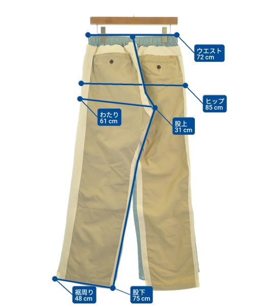 Rebuild by Needles（リビルドバイニードルス）チノパン ベージュ サイズ:XS メンズ/2200618176052