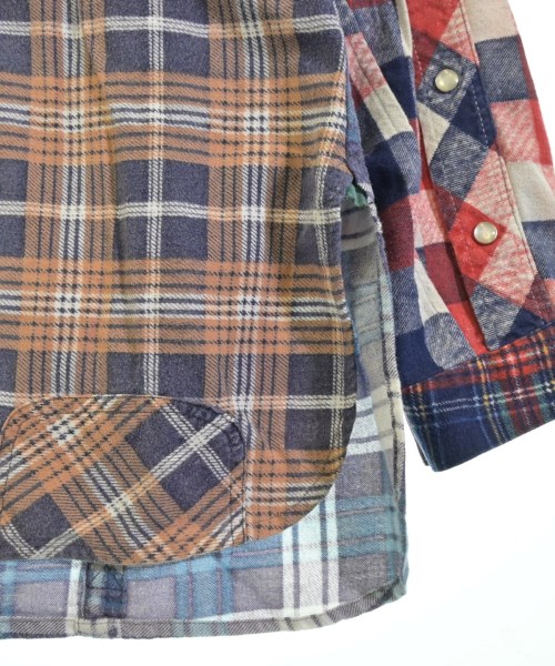 Rebuild by Needles（リビルドバイニードルス）カジュアルシャツ 赤 サイズ:L メンズ/2200663357314