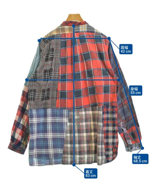 Rebuild by Needles（リビルドバイニードルス）カジュアルシャツ 赤 サイズ:L メンズ/2200663357314