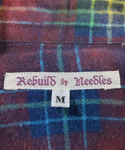 Rebuild by Needles（リビルドバイニードルス）カジュアルシャツ 赤 サイズ:M メンズ/2200699777018