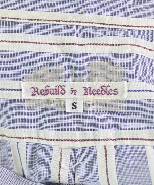Rebuild by Needles（リビルドバイニードルス）カジュアルシャツ 青 サイズ:S メンズ/2200712416085