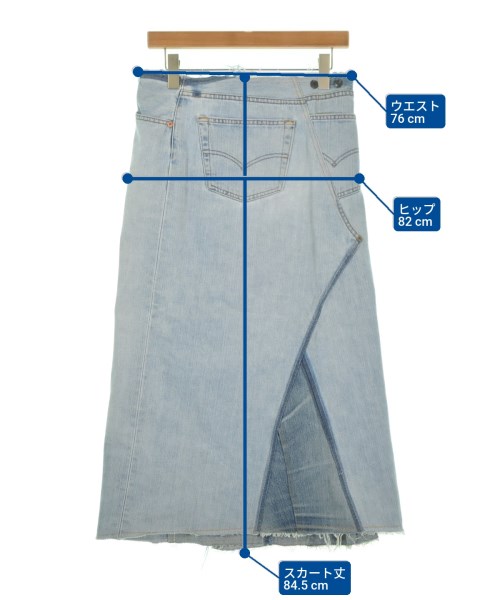 Rebuild by Needles（リビルドバイニードルス）ロング・マキシ丈スカート 青 サイズ:2(M位) レディース/2200632288175