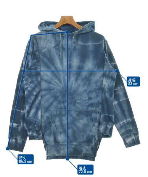 Rebuild by Needles（リビルドバイニードルス）パーカー 青 サイズ:S メンズ/2200632635047