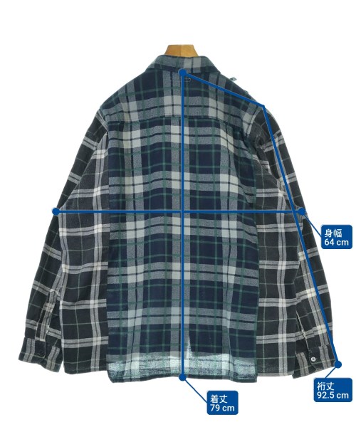 Rebuild by Needles（リビルドバイニードルス）カジュアルシャツ 紺 サイズ:-(XL位) メンズ/2200651404303