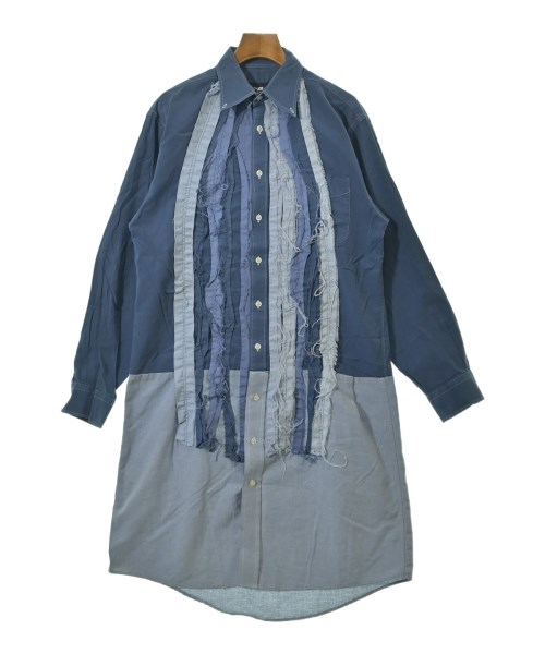 Rebuild by Needles(リビルドバイニードルス)シャツワンピース 青 サイズ:1(S位)/2200651117043