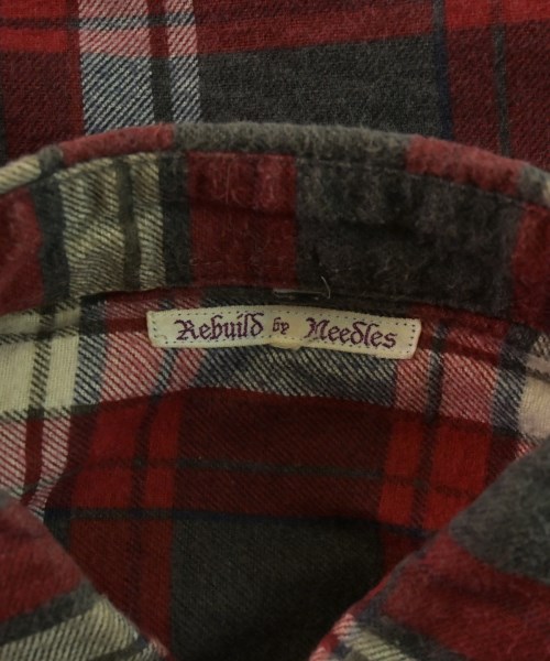 Rebuild by Needles（リビルドバイニードルス）カジュアルシャツ 赤 サイズ:-(XXL位) メンズ/2200653550152