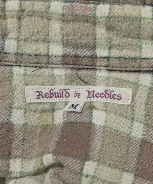 Rebuild by Needles（リビルドバイニードルス）カジュアルシャツ ベージュ サイズ:M メンズ/2200710022042