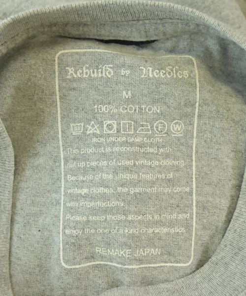 Rebuild by Needles（リビルドバイニードルス）Tシャツ・カットソー グレー サイズ:M メンズ/2200710022080