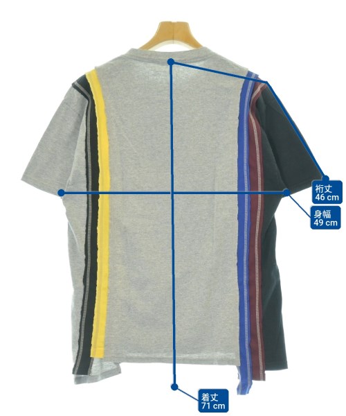 Rebuild by Needles（リビルドバイニードルス）Tシャツ・カットソー グレー サイズ:M メンズ/2200710022080
