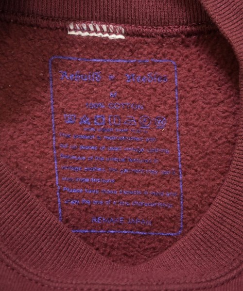 Rebuild by Needles（リビルドバイニードルス）スウェット 赤 サイズ:M メンズ/2200672253157