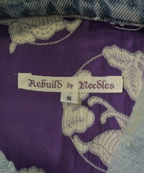 Rebuild by Needles（リビルドバイニードルス）デニムジャケット 紺 サイズ:S メンズ/2200728763036