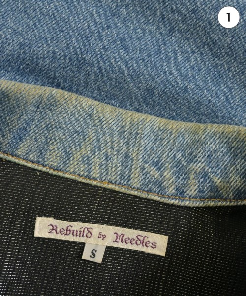 Rebuild by Needles（リビルドバイニードルス）デニムジャケット 青 サイズ:S メンズ/2200689023026