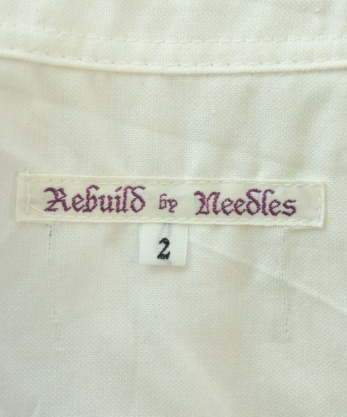Rebuild by Needles（リビルドバイニードルス）カジュアルシャツ 白 サイズ:2(M位) メンズ/2200689345029