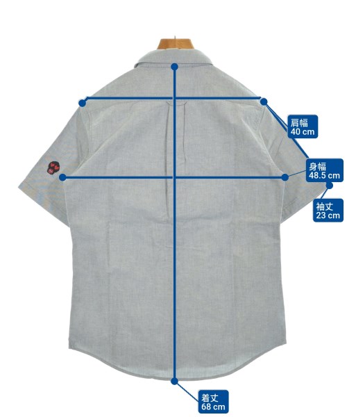 Numero Uno（ヌメロウーノ）カジュアルシャツ グレー サイズ:14 1/2(XL位) メンズ/2200632927814