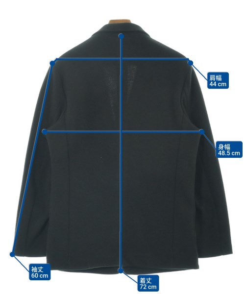 Jackman（ジャックマン）テーラードジャケット 黒 サイズ:M メンズ/2200643707184