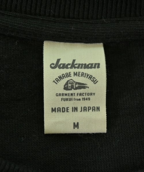 Jackman（ジャックマン）Tシャツ・カットソー 黒 サイズ:M メンズ/2200708178096