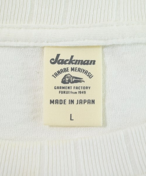 Jackman（ジャックマン）Tシャツ・カットソー 白 サイズ:L メンズ/2200667230095