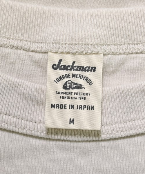 Jackman（ジャックマン）Tシャツ・カットソー 白 サイズ:M メンズ/2200682862134