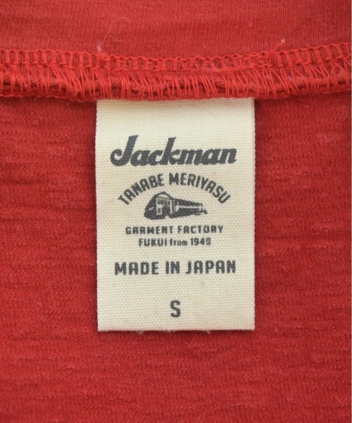 Jackman（ジャックマン）Tシャツ・カットソー 赤 サイズ:S メンズ/2200685381076