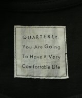 QUARTERLY（クオータリー）Tシャツ・カットソー 黒 サイズ:S レディース/2200675721073