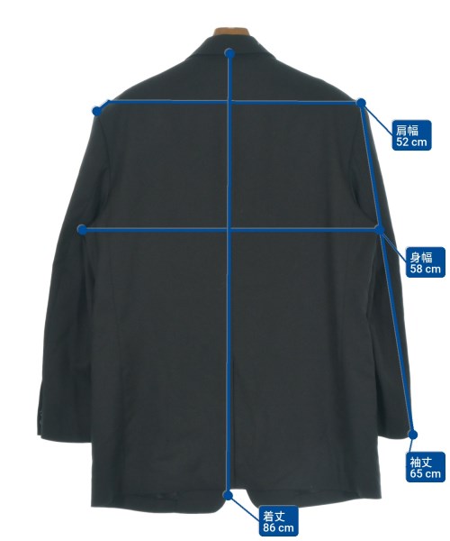 DRESSEDUNDRESSED（ドレスドアンドレスド）ジャケット 黒 サイズ:4(XL位) メンズ/2200649711024