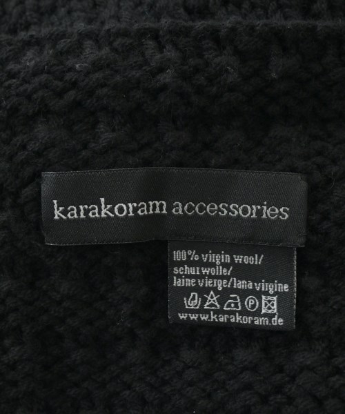 KARAKORAM（カラコラム）マフラー 黒 サイズ:- レディース/2200657675769