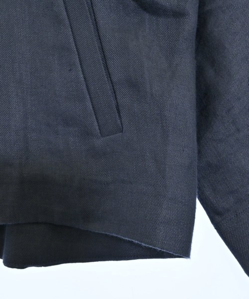 LOISIR（ロワジール）ノーカラージャケット 紺 サイズ:F レディース/2200615471037