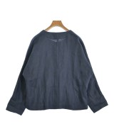 LOISIR（ロワジール）ノーカラージャケット 紺 サイズ:F レディース/2200615471037
