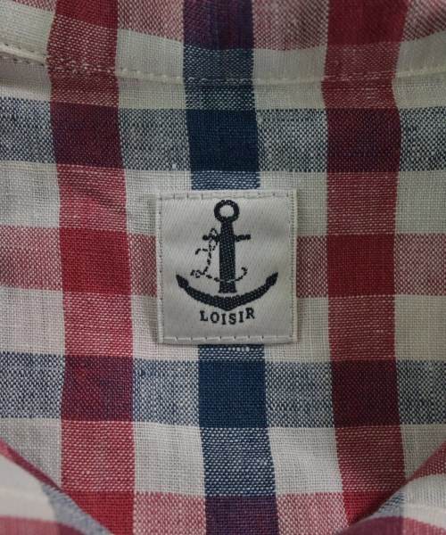 LOISIR（ロワジール）カジュアルシャツ 赤 サイズ:F レディース/2200615882185