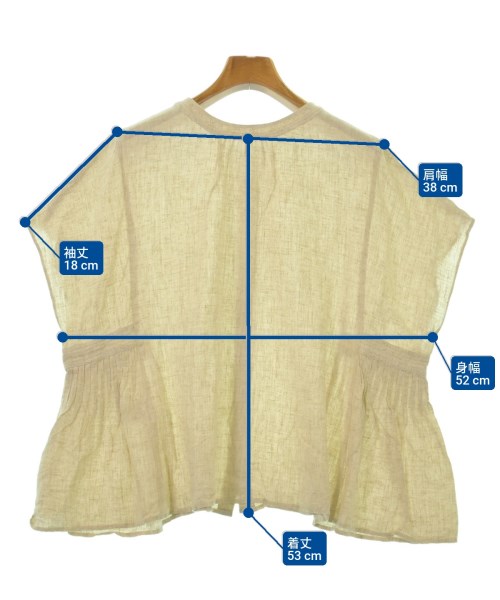 LOISIR（ロワジール）ブラウス ベージュ サイズ:F レディース/2200603117039