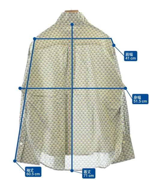 LOISIR（ロワジール）カジュアルシャツ 黄 サイズ:F レディース/2200651897082